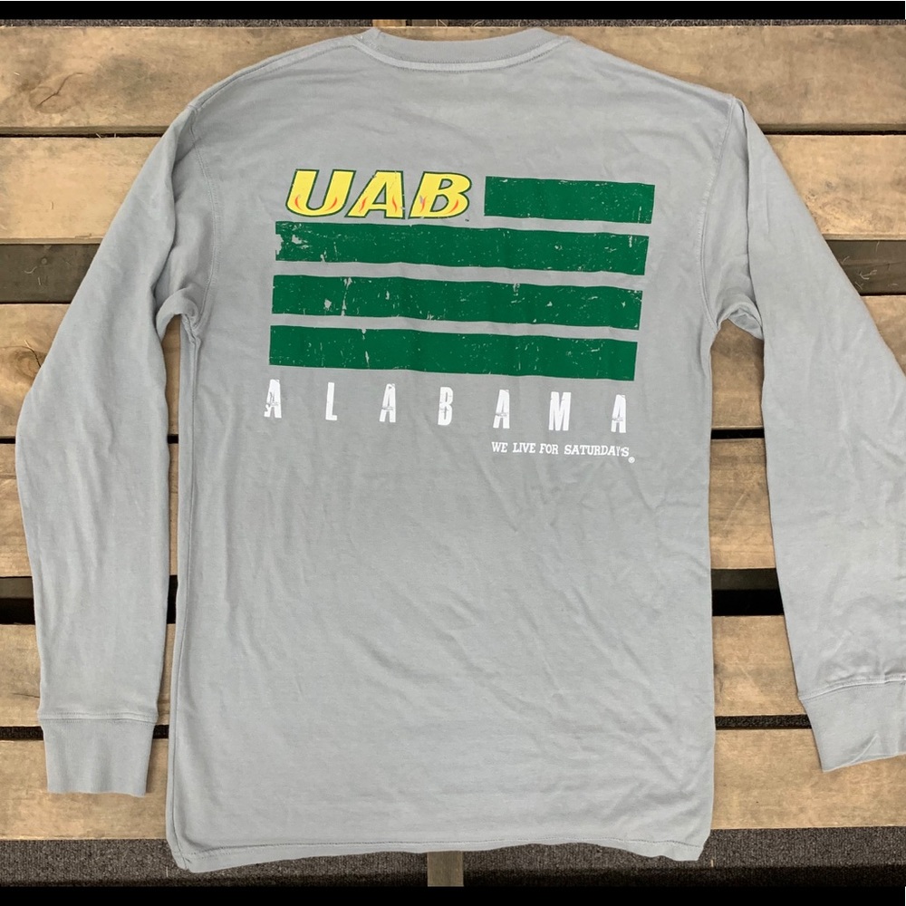 We Live For Saturdays UAB LS Tee